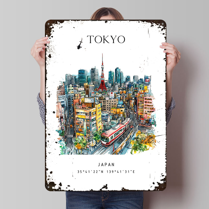 Tokyo Japan Travel Printed Pos - Retro Gaming Tokyo のレビューと価格