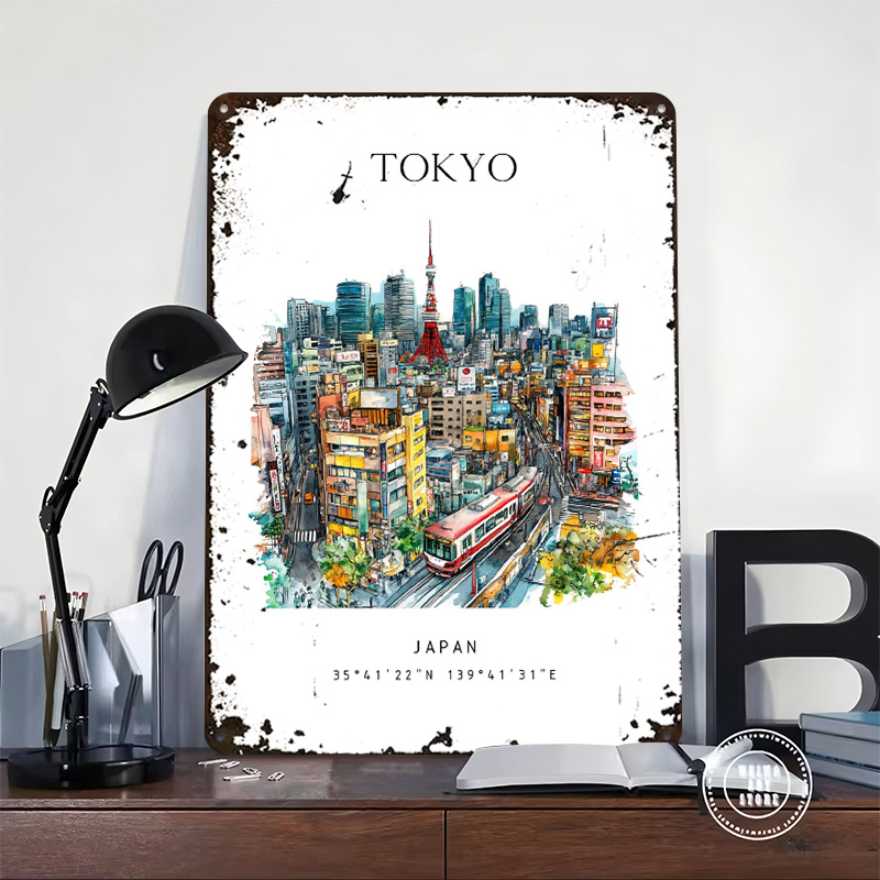 Tokyo Japan Travel Printed Pos - Retro Gaming Tokyo のレビューと価格