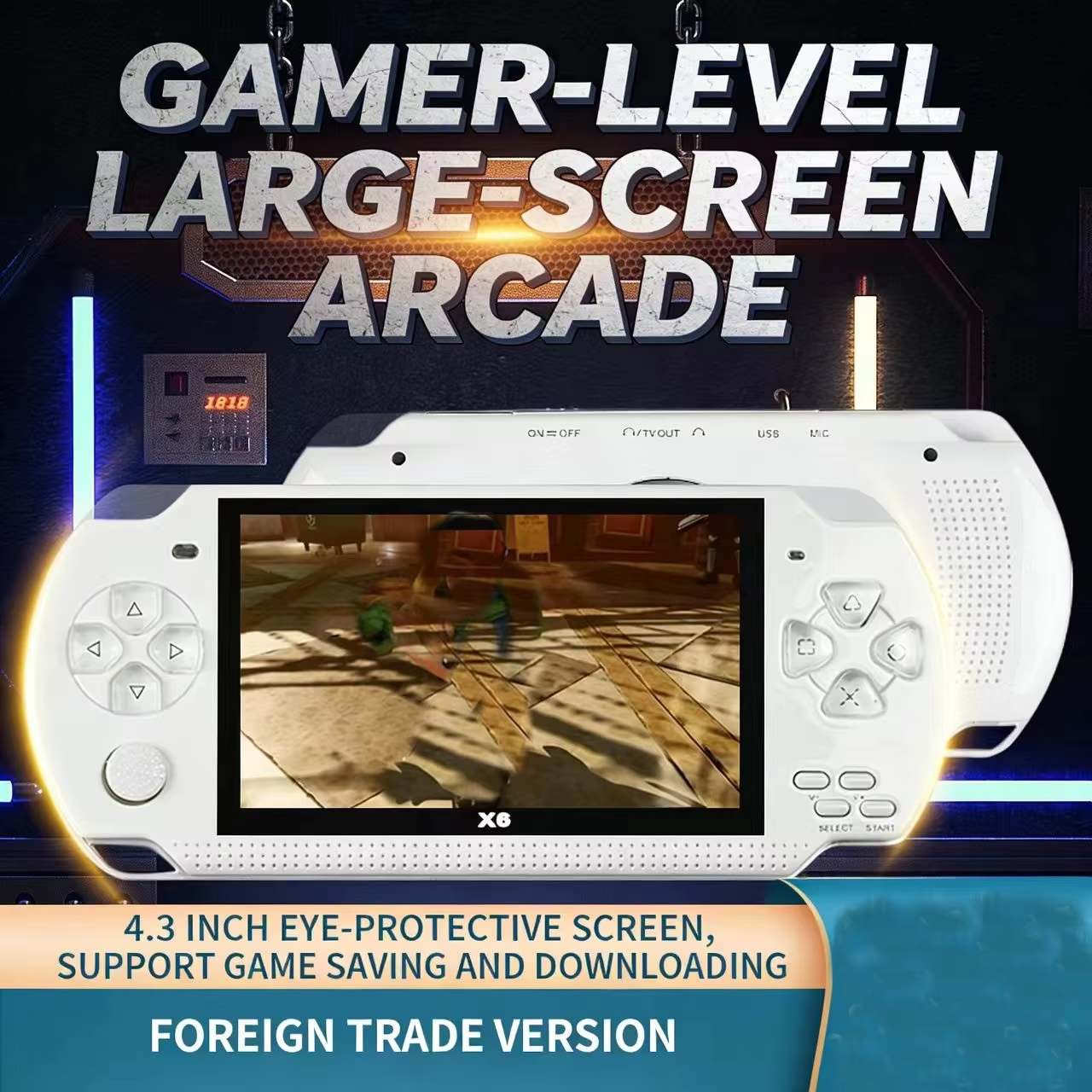 X6 Retro Handheld Game Console - Retro Gaming X6 のレビューと価格
