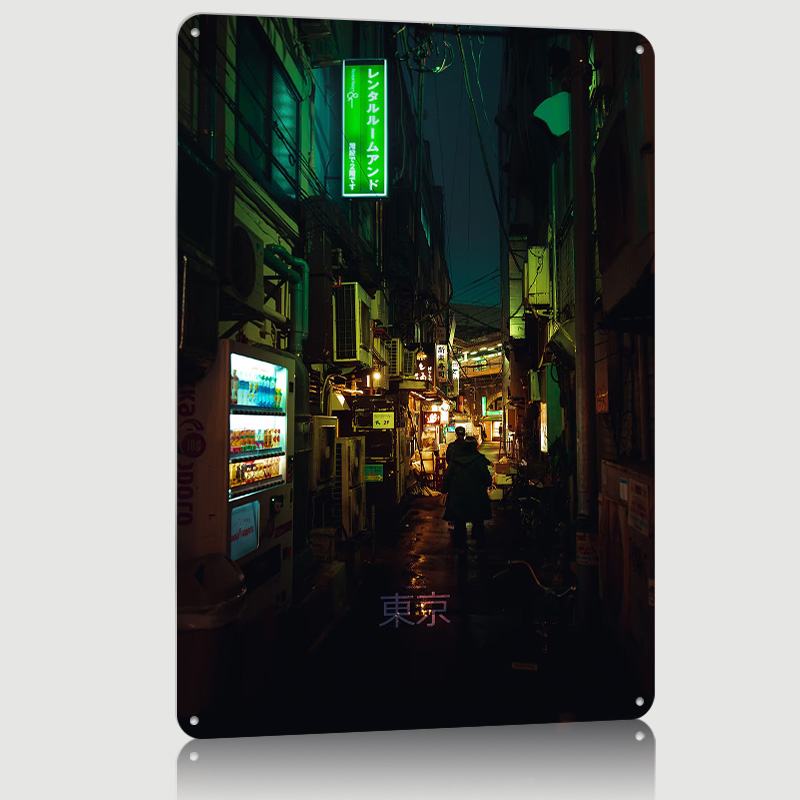 Tokyo Backstreet With Text Pri - Retro Gaming Tokyo のレビューと価格