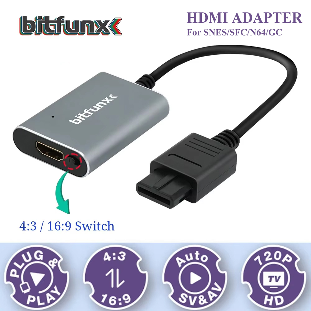 Bitfunx 720P Svideo / AV To HD - Retro Gaming Expo のレビューと価格