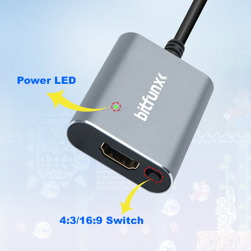 Bitfunx 720P Svideo / AV To HD - Retro Gaming Expo のレビューと価格