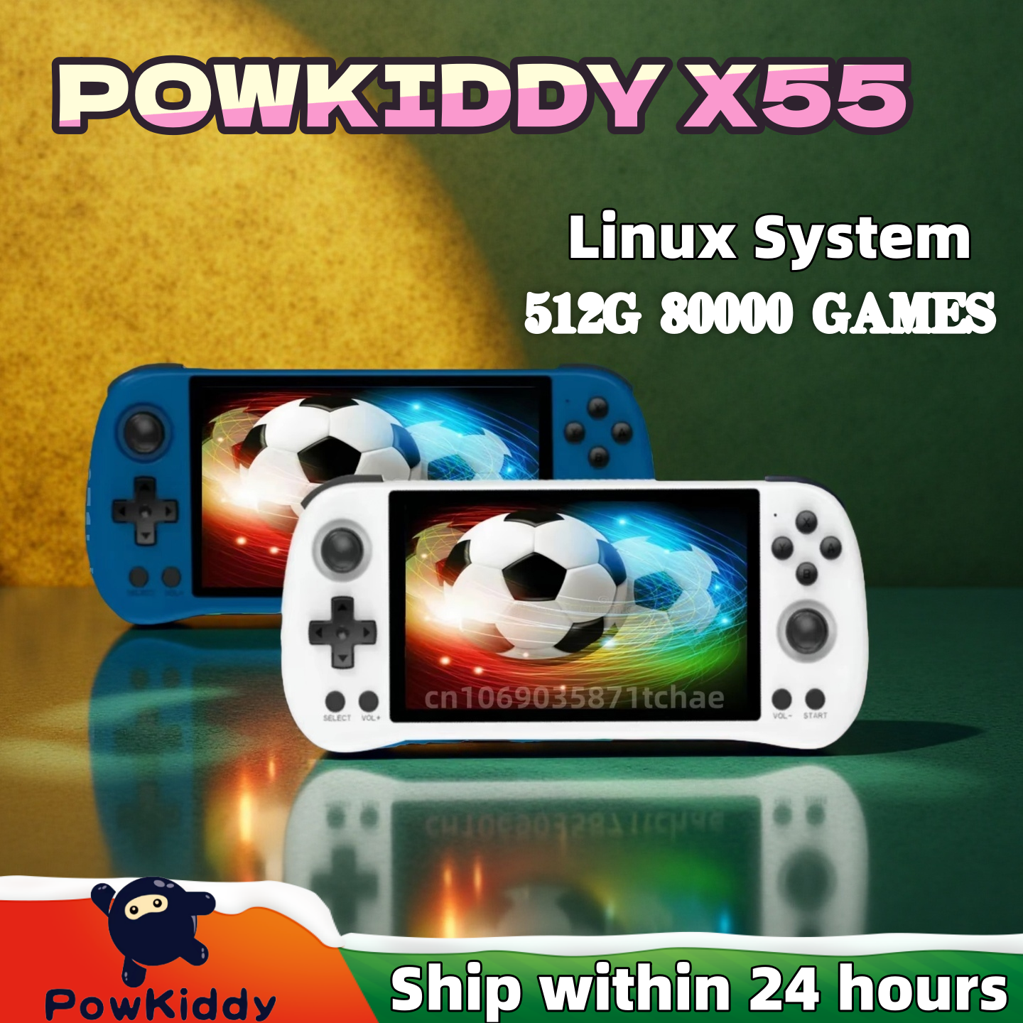 POWKIDDY X55 Handheld Game Con - Retro Gaming Os のレビューと価格