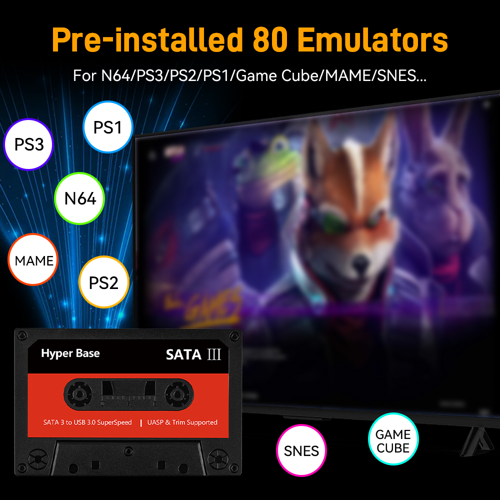 Batocera 500G/2T Emulator Game - Retro Gaming Os のレビューと価格