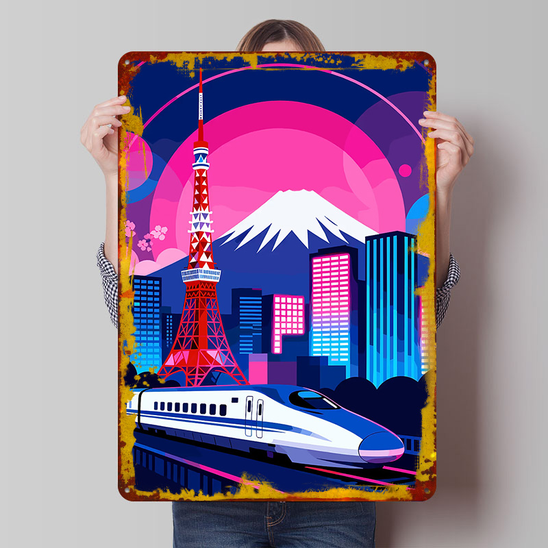 Tokyo Cityscape With Bullet Tr - Retro Gaming Tokyo のレビューと価格