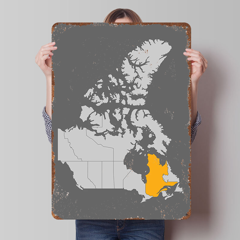 Map of Canada With Quebec High - Retro Gaming Quebec のレビューと価格