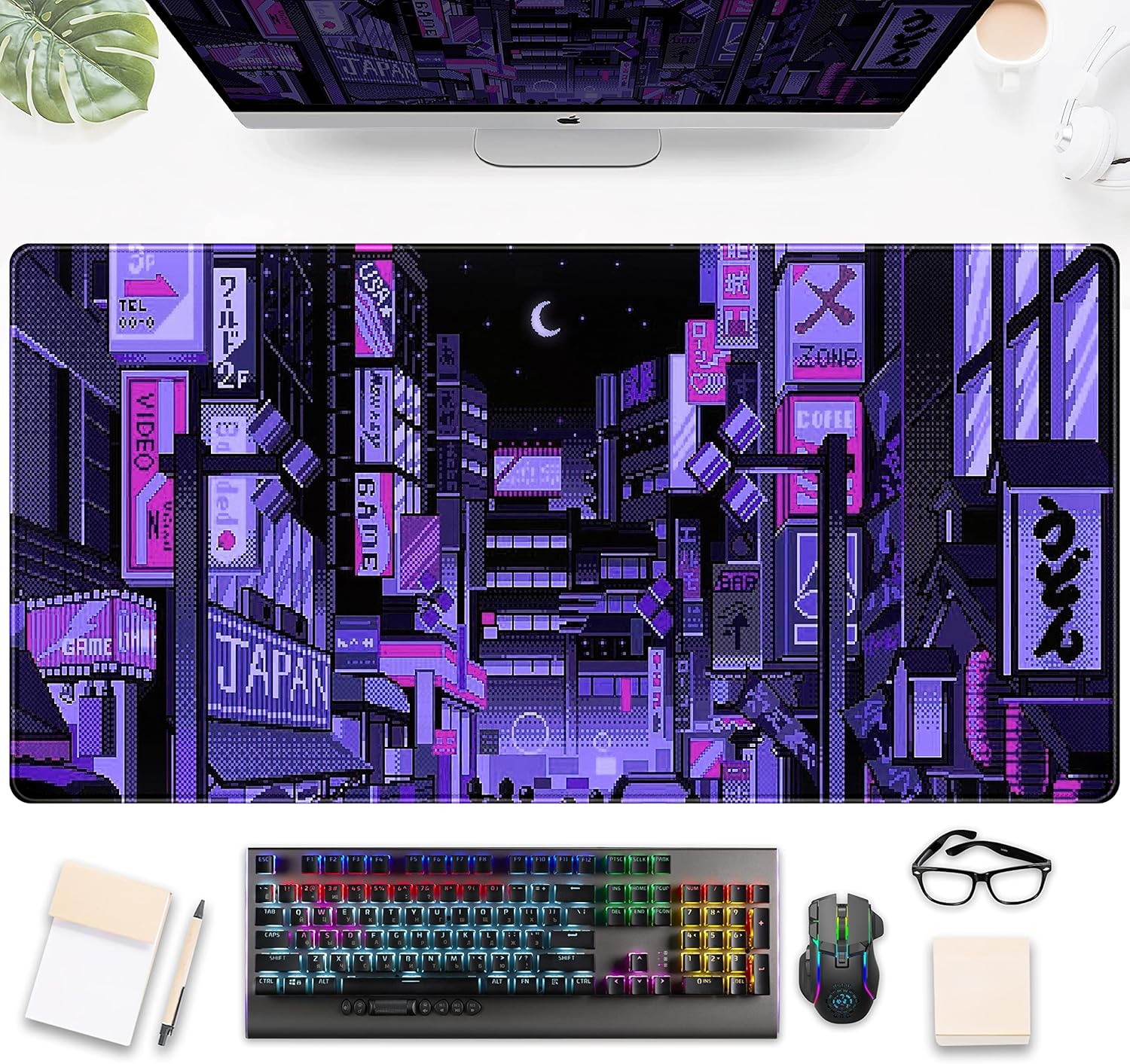Tokyo Street Purple Neon Pixel - Retro Gaming Tokyo のレビューと価格