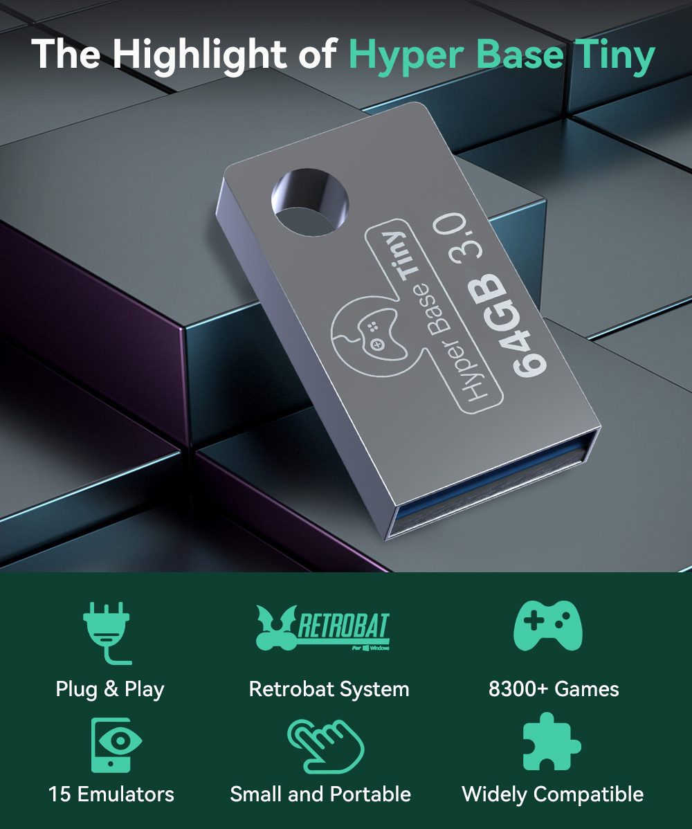JMachen 64GB Portable USB 3.0  - Retro Gaming Os のレビューと価格