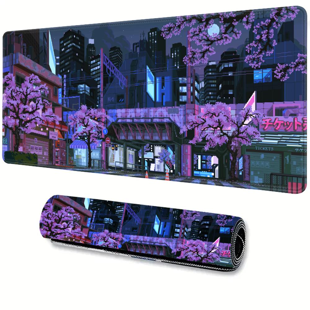 Retro Vaporwave Mousepad Neon  - Retro Gaming Tokyo のレビューと価格