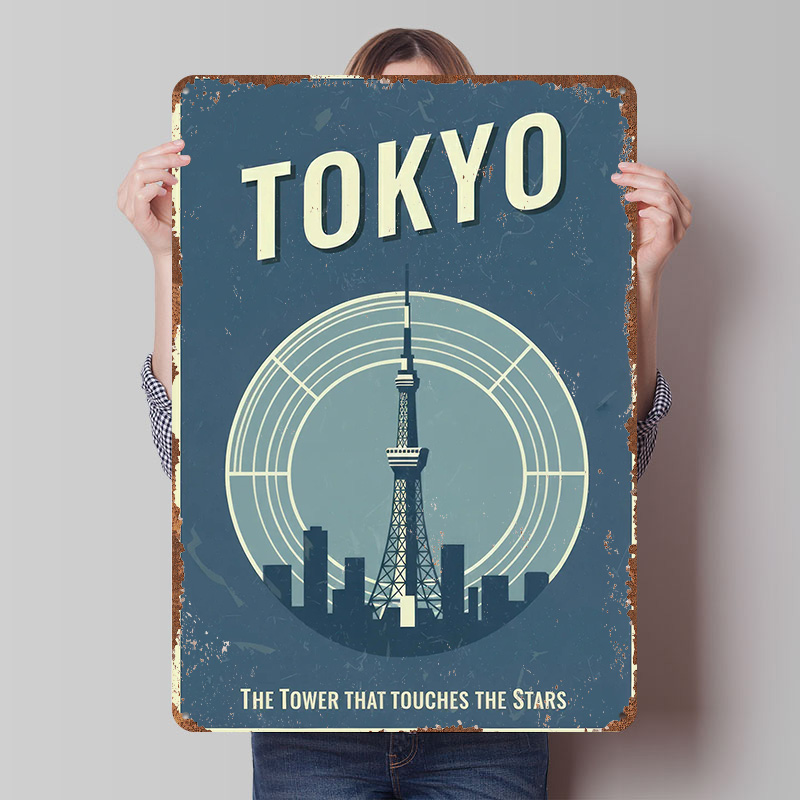 Tokyo Tower Vintage Travel Pri - Retro Gaming Tokyo のレビューと価格