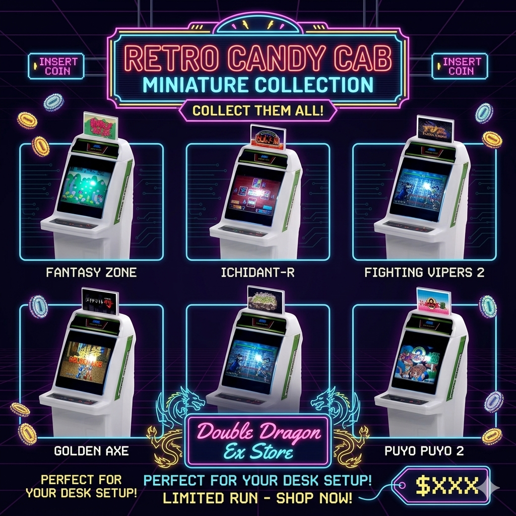 Retro Arcade Miniatures Deskto - Retro Gaming Years のレビューと価格