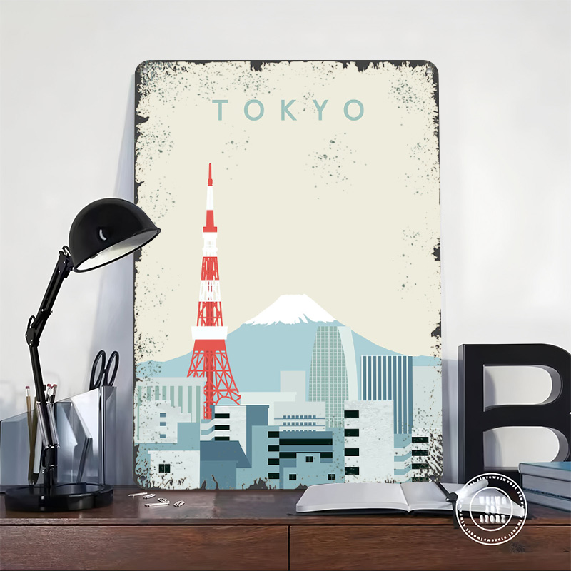 Tokyo Poster Retro 3D Printed  - Retro Gaming Tokyo のレビューと価格