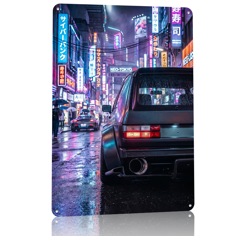 Cyberpunk Neo-Tokyo Car Mk1 Cl - Retro Gaming Tokyo のレビューと価格
