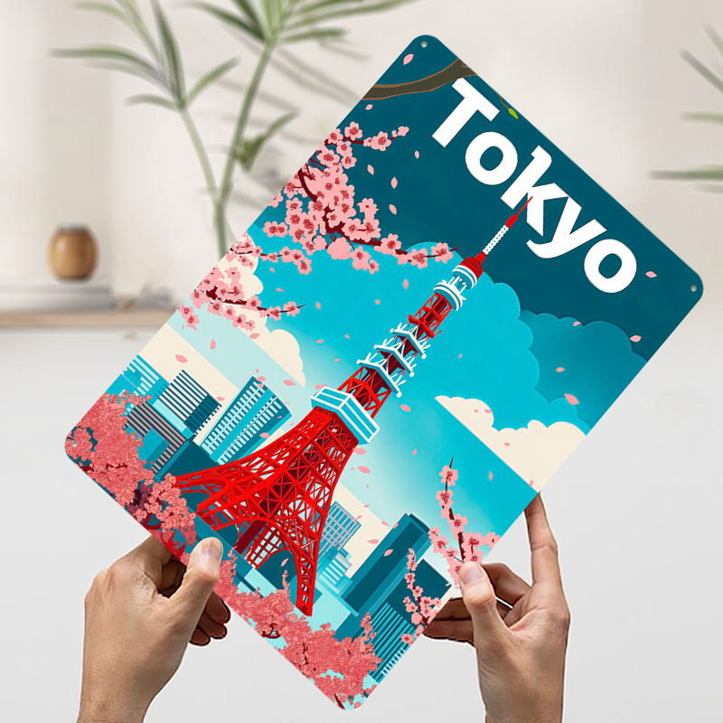 Tokyo Travel Tinplate Poster C - Retro Gaming Tokyo のレビューと価格