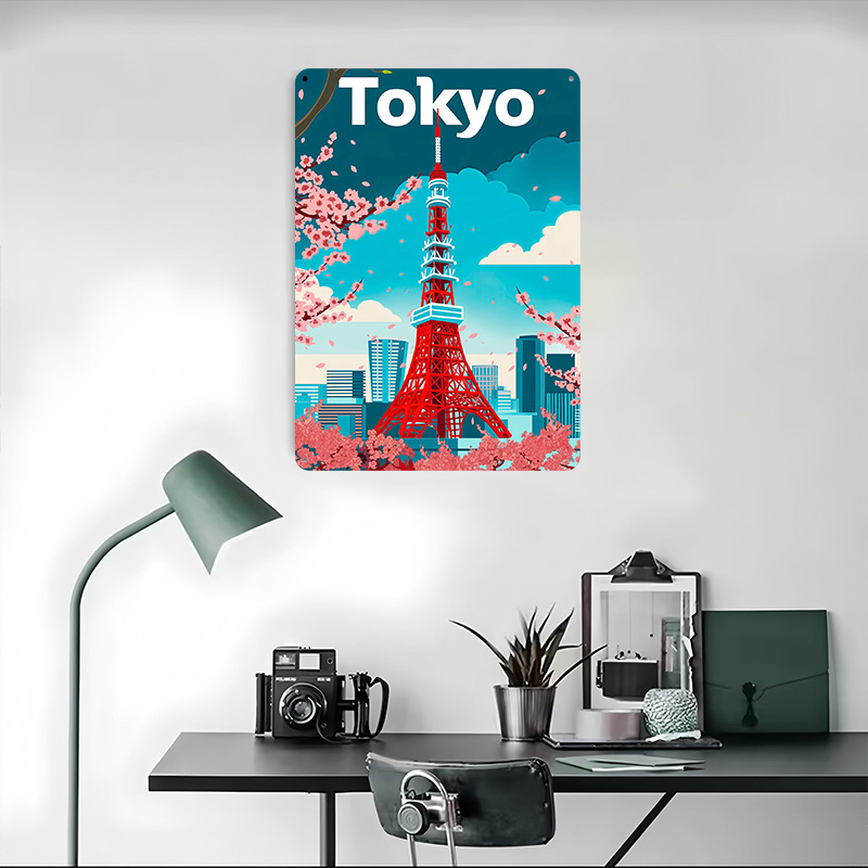 Tokyo Travel Tinplate Poster C - Retro Gaming Tokyo のレビューと価格