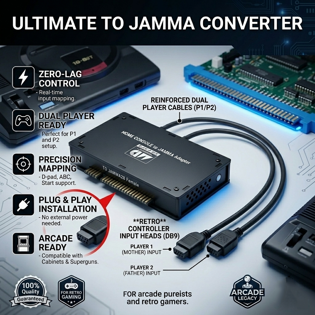 Mega Drive Genesis MD to JAMMA - Retro Gaming Years のレビューと価格