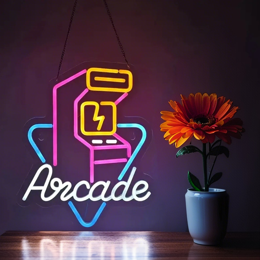 Retro Pixel Neon Sign LED | US - Retro Gaming Years のレビューと価格