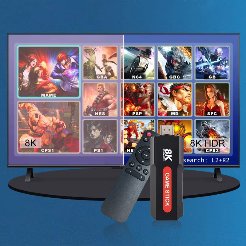 X2 Game Stick HD 4K 8K 3D Cons - Retro Gaming Os のレビューと価格