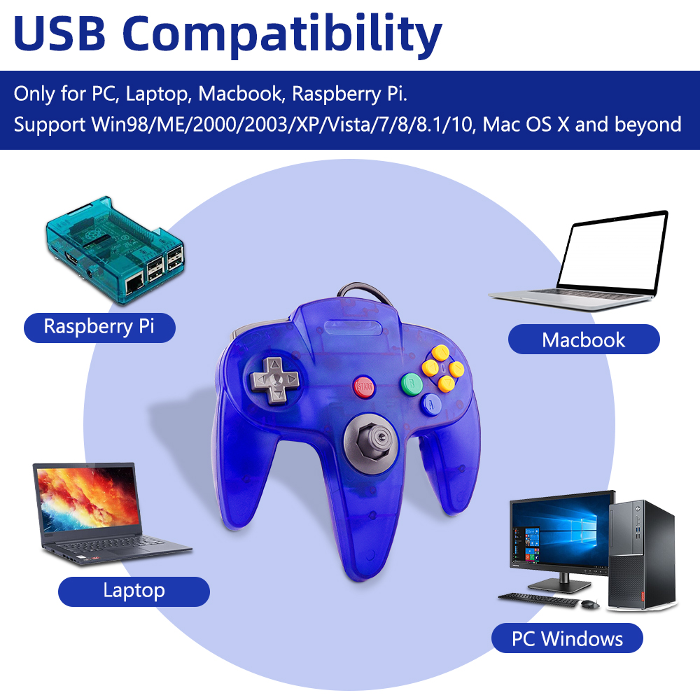 N64 Controller Classic USB Wir - Retro Gaming Os のレビューと価格