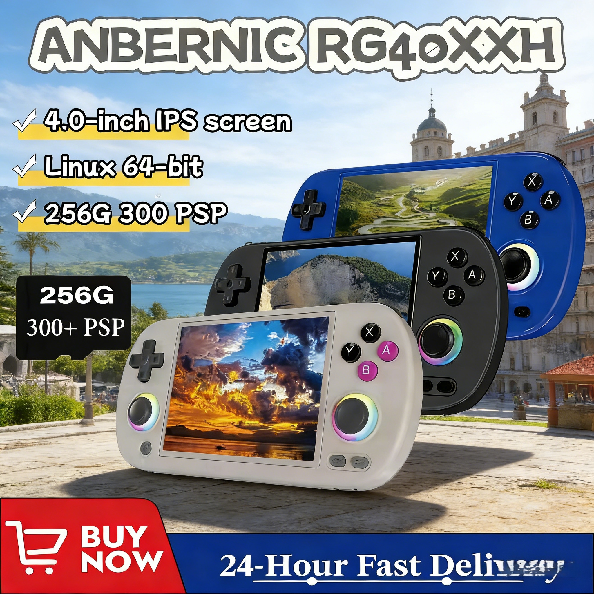 ANBERNIC RG 40XXH RG40XX H Ret - Retro Gaming Os のレビューと価格