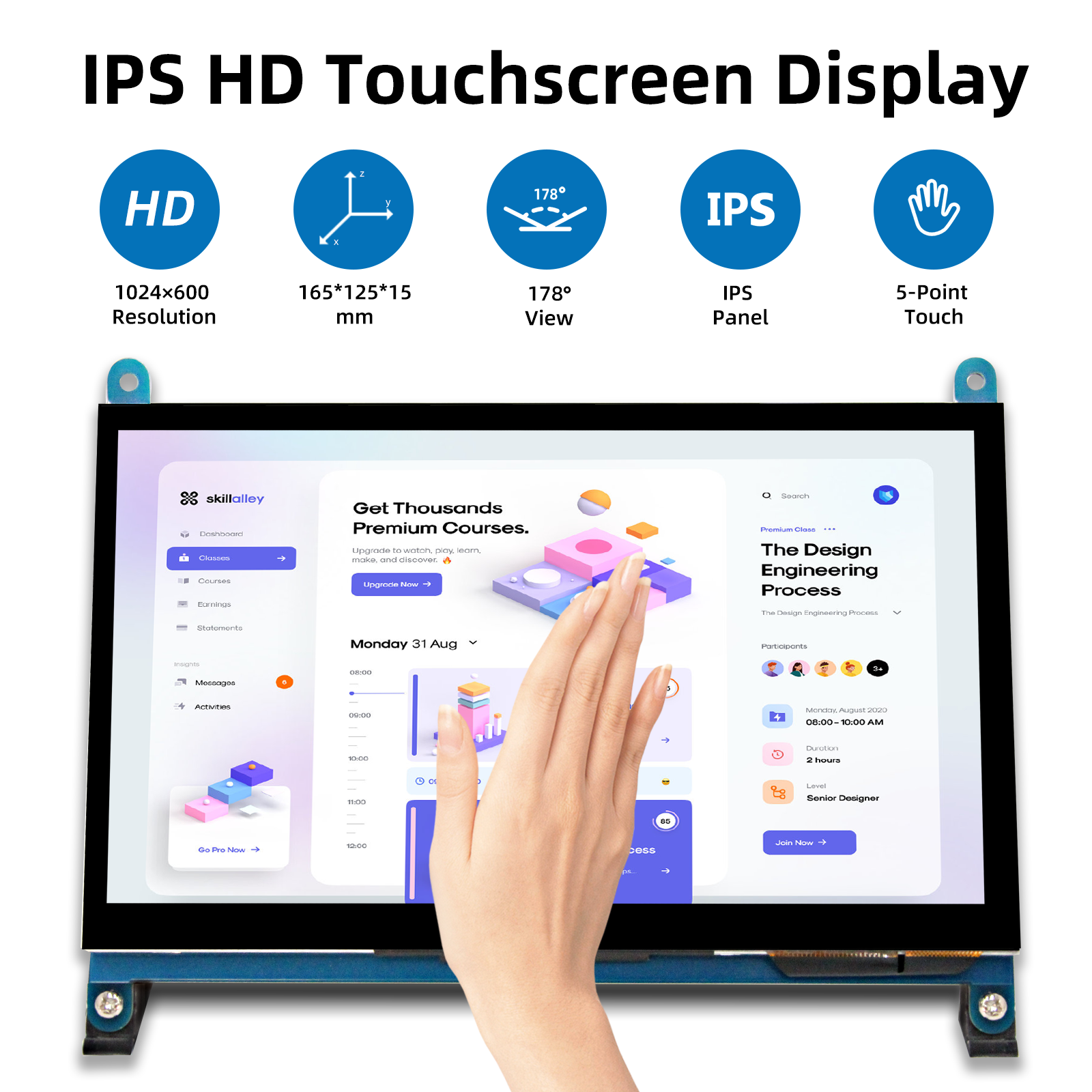 Raspberry Pi 7 Inch Screen, IP - Retro Gaming Raspberry Pi 3 のレビューと価格