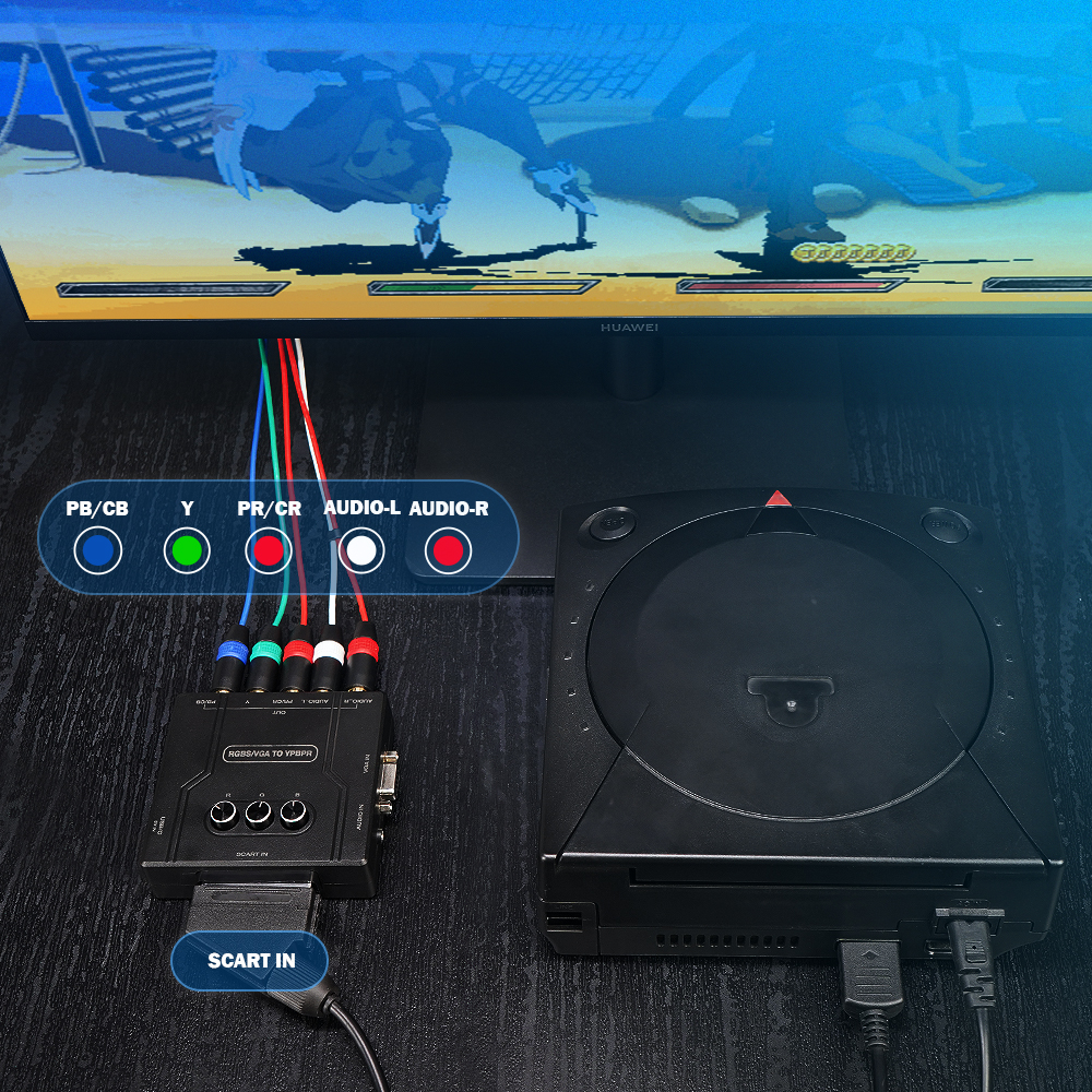 RGBS VGA to YPBPR Component Co - Retro Gaming Expo のレビューと価格